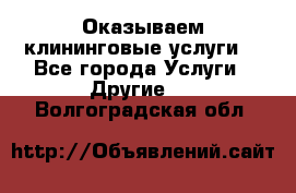 Оказываем клининговые услуги! - Все города Услуги » Другие   . Волгоградская обл.